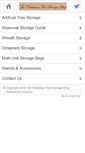 Mobile Screenshot of christmastreestoragebag.net